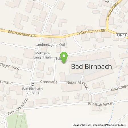 Standortübersicht der Tankstelle Energielösung GmbH in 84364 Bad Birnbach