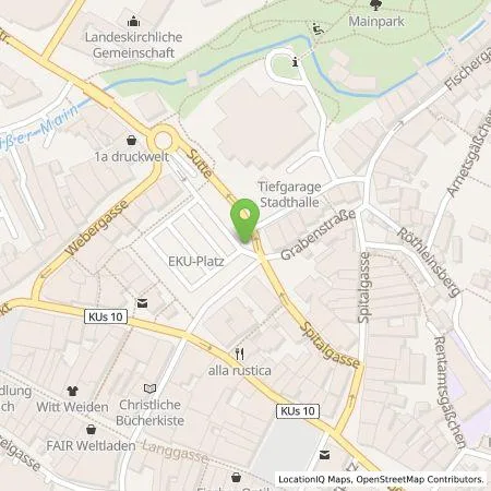 Standortübersicht der Tankstelle Energielösung GmbH in 95326 Kulmbach