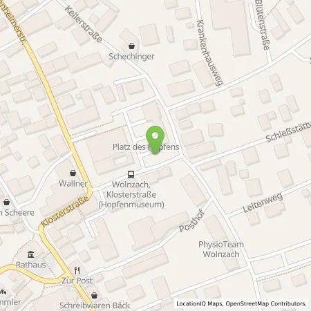 Standortübersicht der Tankstelle Energielösung GmbH in 85283 Wolnzach