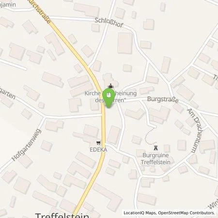 Standortübersicht der Tankstelle Energielösung GmbH in 93492 Treffelstein