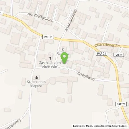 Standortübersicht der Tankstelle Energielösung GmbH in 85296 Rohrbach