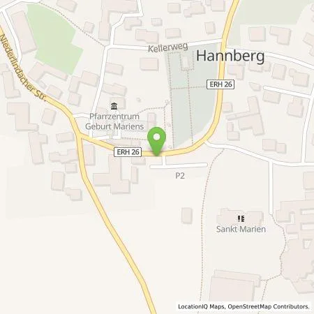 Standortübersicht der Tankstelle Energielösung GmbH in 91093 Hannberg