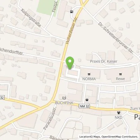 Standortübersicht der Tankstelle Energielösung GmbH in 92331 Parsberg