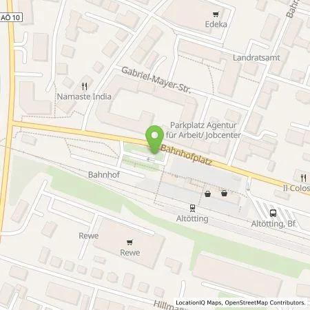 Standortübersicht der Tankstelle Energielösung GmbH in 84503 Altötting