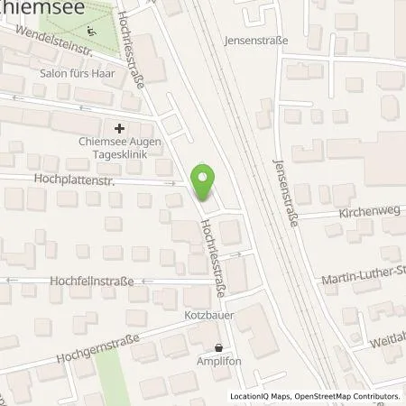 Standortübersicht der Tankstelle Energielösung GmbH in 83209 Prien am Chiemsee