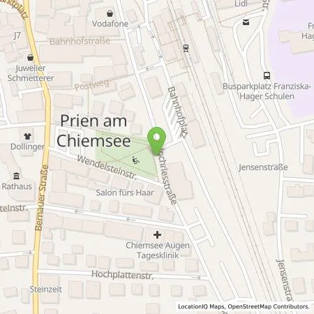 Standortübersicht der Tankstelle Energielösung GmbH in 83209 Prien am Chiemsee