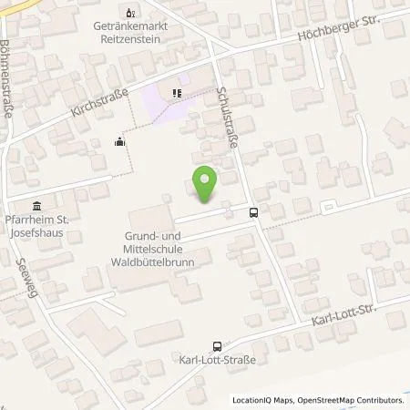 Standortübersicht der Tankstelle Energielösung GmbH in 97297 Waldbüttelbrunn