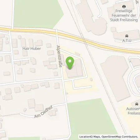 Standortübersicht der Tankstelle Energielösung GmbH in 83395 Freilassing