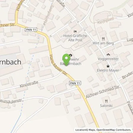 Standortübersicht der Tankstelle Energielösung GmbH in 84364 Bad Birnbach