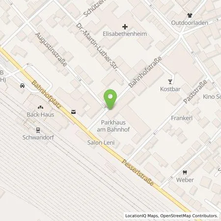 Standortübersicht der Tankstelle Energielösung GmbH in 92421 Schwandorf