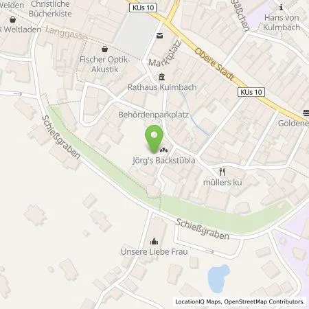 Standortübersicht der Tankstelle Energielösung GmbH in 95326 Kulmbach