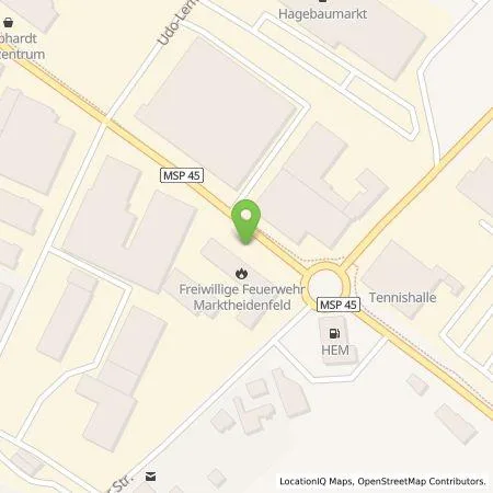 Standortübersicht der Tankstelle Energielösung GmbH in 97828 Marktheidenfeld