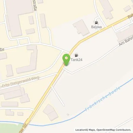 Standortübersicht der Tankstelle Energielösung GmbH in 97631 Bad Königshofen