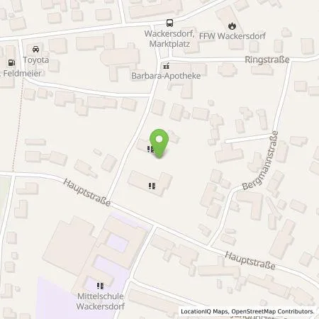 Standortübersicht der Tankstelle Energielösung GmbH in 92442 Wackersdorf