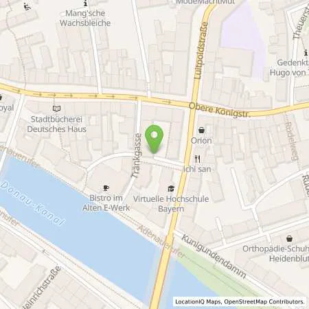 Standortübersicht der Tankstelle Stadtwerke Bamberg Verkehrs- und Park GmbH in 96052 Bamberg