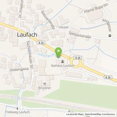 Standortübersicht der Tankstelle Energielösung GmbH in 63846 Laufach