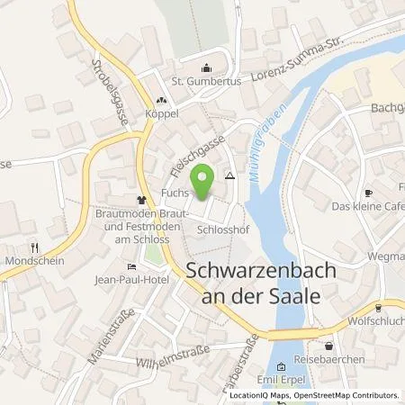 Standortübersicht der Tankstelle Energielösung GmbH in 95126 Schwarzenbach an der Saale