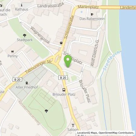 Standortübersicht der Tankstelle Energielösung GmbH in 83410 Laufen