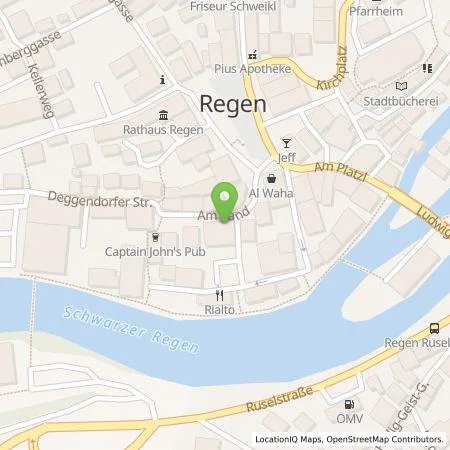 Standortübersicht der Tankstelle Energielösung GmbH in 94209 Regen