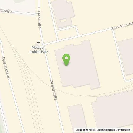 Standortübersicht der Tankstelle Energielösung GmbH in 85098 Großmehring