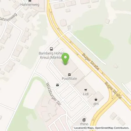 Standortübersicht der Tankstelle Stadtwerke Bamberg Verkehrs- und Park GmbH in 96052 Bamberg