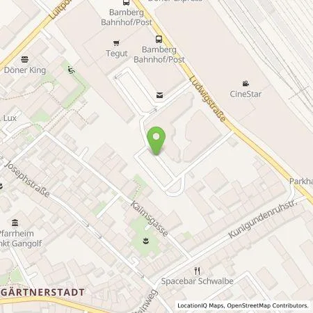 Standortübersicht der Tankstelle Energielösung GmbH in 96050 Bamberg