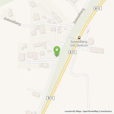 Standortübersicht der Tankstelle Energielösung GmbH in 93055 Regensburg
