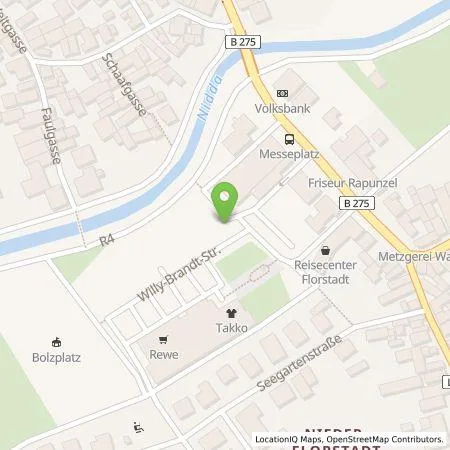 Standortübersicht der Tankstelle Oberhessische Versorgungsbetriebe AG in 61197 Florstadt