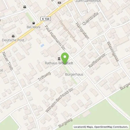 Standortübersicht der Tankstelle Oberhessische Versorgungsbetriebe AG in 61206 Nieder Wöllstadt