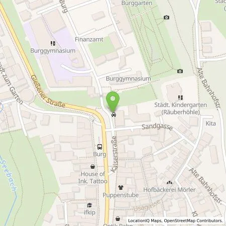 Standortübersicht der Tankstelle Oberhessische Versorgungsbetriebe AG in 61169 Friedberg