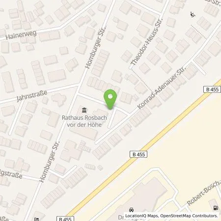 Standortübersicht der Tankstelle Oberhessische Versorgungsbetriebe AG in 61191 Rosbach