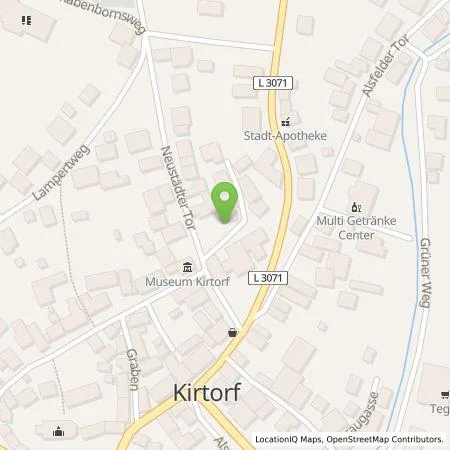 Standortübersicht der Tankstelle Oberhessische Versorgungsbetriebe AG in 36320 Kirtorf