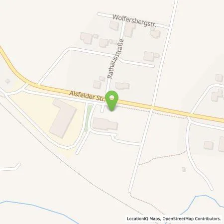 Standortübersicht der Tankstelle Oberhessische Versorgungsbetriebe AG in 36318 Schwalmtal