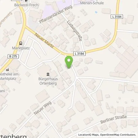 Standortübersicht der Tankstelle Oberhessische Versorgungsbetriebe AG in 63683 Ortenberg