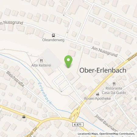 Standortübersicht der Tankstelle Oberhessische Versorgungsbetriebe AG in 61352 Bad Homburg