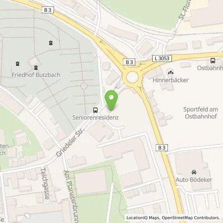 Standortübersicht der Tankstelle Oberhessische Versorgungsbetriebe AG in 35510 Butzbach