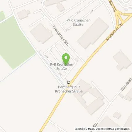 Standortübersicht der Tankstelle Stadtwerke Bamberg Verkehrs- und Park GmbH in 96052 Bamberg