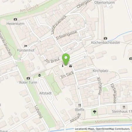 Standortübersicht der Tankstelle Oberhessische Versorgungsbetriebe AG in 63654 Büdingen