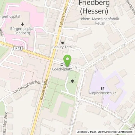 Standortübersicht der Tankstelle Oberhessische Versorgungsbetriebe AG in 61169 Friedberg