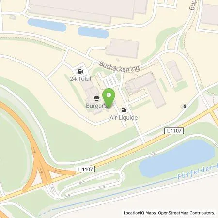 Standortübersicht der Tankstelle Allego GmbH in 74906 Bad Rappenau