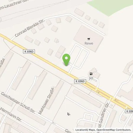 Standortübersicht der Tankstelle Allego GmbH in 14513 Teltow