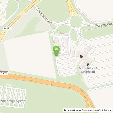 Standortübersicht der Tankstelle Allego GmbH in 67281 Kirchheim