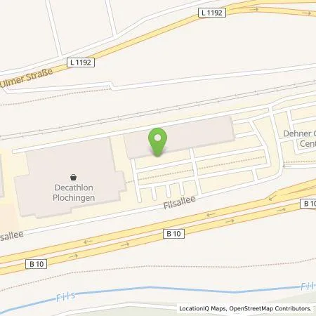 Standortübersicht der Tankstelle Allego GmbH in 73207 Plochingen