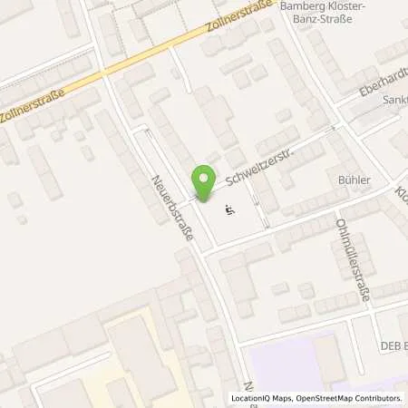 Standortübersicht der Tankstelle Stadtwerke Bamberg Verkehrs- und Park GmbH in 96052 Bamberg