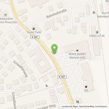 Standortübersicht der Tankstelle Allego GmbH in 49176 Hilter