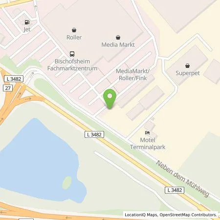 Standortübersicht der Tankstelle Allego GmbH in 65474 Bischofsheim