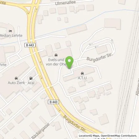 Standortübersicht der Tankstelle Allego GmbH in 31275 Lehrte