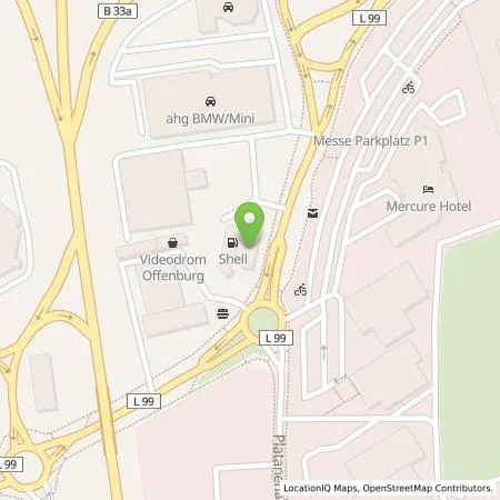 Standortübersicht der Tankstelle Allego GmbH in 77656 Offenburg