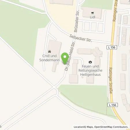 Standortübersicht der Tankstelle Neander Energie GmbH in 42579 Heiligenhaus