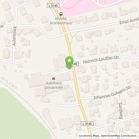 Standortübersicht der Tankstelle Allego GmbH in 36304 Alsfeld